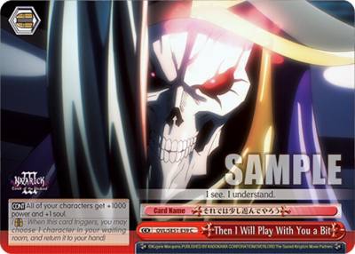 Then I Will Play With You a Bit OVL/SE51-E59 C Nazarick: Tomb of the Undead Vol.3 Extra Booster Card