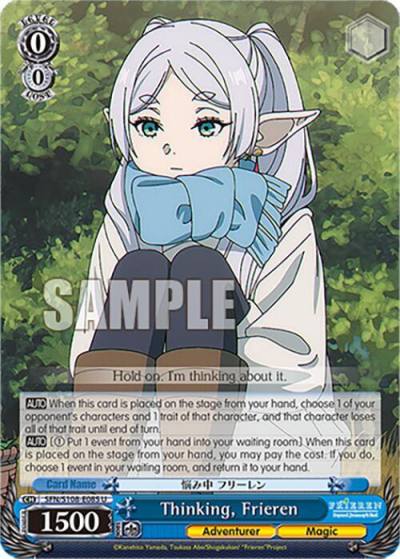 Thinking Frieren SFN/S108-E085 U Frieren: Beyond Journey’s End Card
