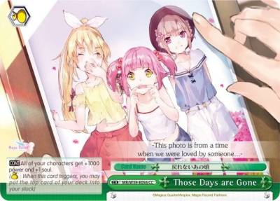 Those Days are Gone MR/W59-E056 CC Magia Record: Puella Magi Madoka Magica [Side Story] (Mobile) Card