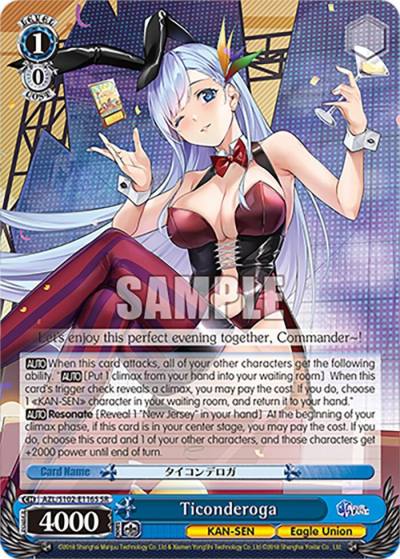 Ticonderoga SR AZL/S102-E116S SR Azur Lane Card