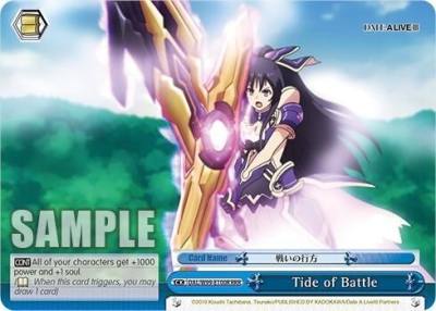 Tide of Battle RRR DAL/W99-E100R RRR Date A Live Vol.2 Card