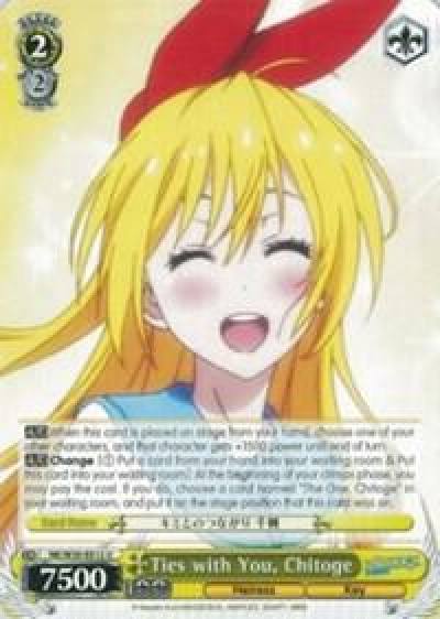 Ties with You Chitoge NK/W30-E012 U NISEKOI -False Love- Card
