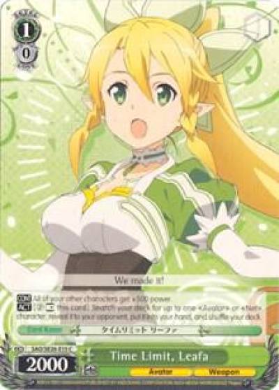 Time Limit Leafa SAO/SE26-E15 C Sword Art Online II Vol.2 Card