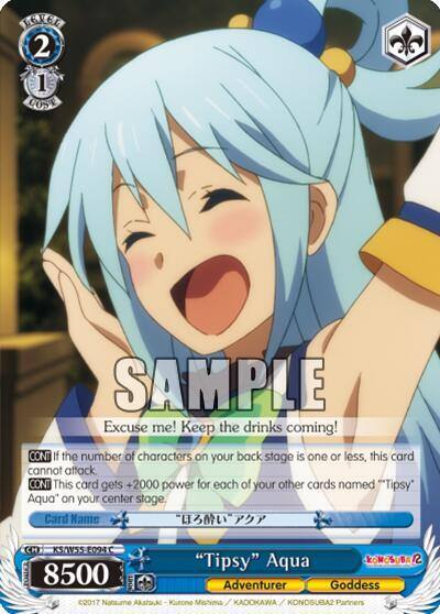 Tipsy Aqua KS/W55-E094 C KonoSuba 2 Card