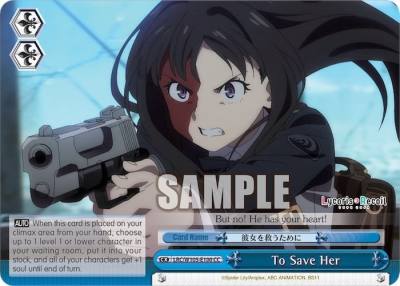 To Save Her LRC/W105-E100 CC Lycoris Recoil Card