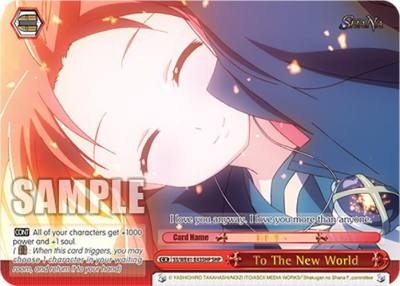 To The New World SHP SS/WE41-E43SHP SHP Shakugan no Shana Premium Booster Card