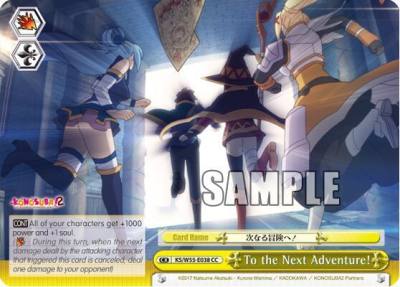 To the Next Adventure KS/W55-E038 CC KonoSuba 2 Card