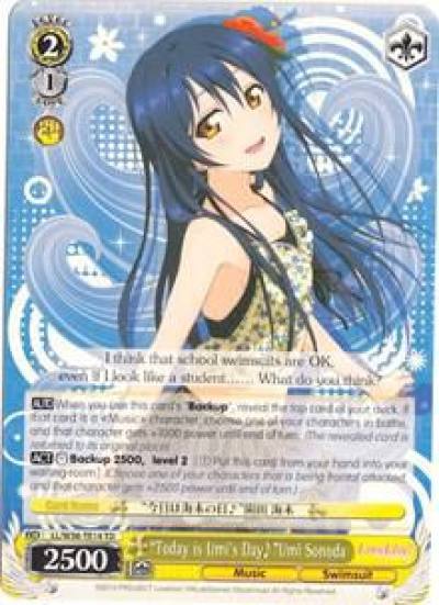 Today is Umis Day Umi Sonoda LL/W36-TE14 TD Love Live! Vol. 2 Card