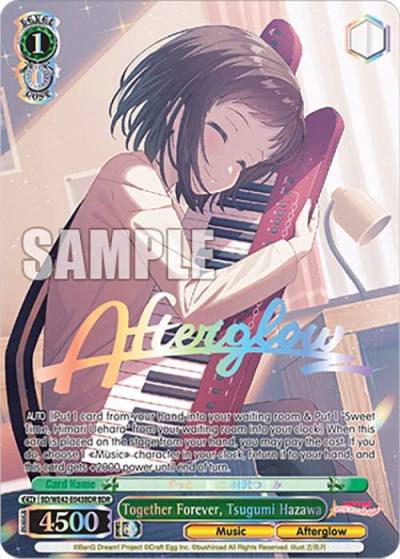 Together Forever Tsugumi Hazawa BDR BD/WE42-E043BDR BDR BanG Dream! Girls Band Party! Countdown Collection Premium Booster Card