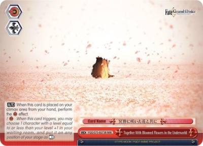 Together With Bloomed Flowers in the Underworld RRR FGO/S75-E073R RRR Fate/Grand Order Absolute Demonic Front: Babylonia Card