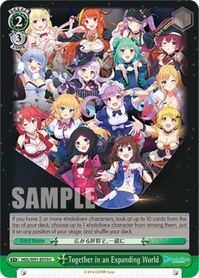 Together in an Expanding World HOL/W91-E070 C hololive production Card