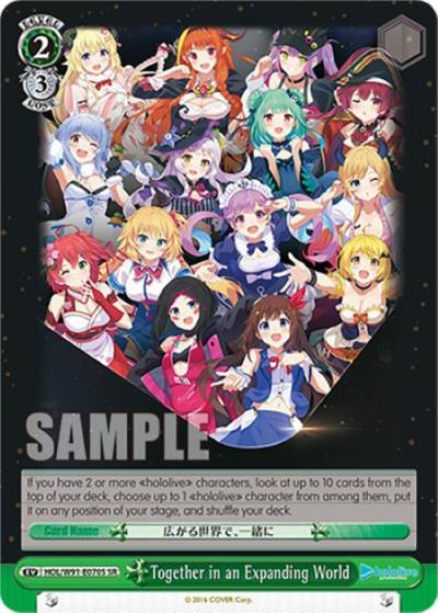 Together in an Expanding World SR HOL/W91-E070S SR hololive production Card