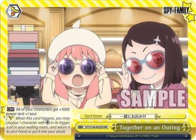 Together on an Outing RRR SPY/S106-E025R RRR SPY x FAMILY Card