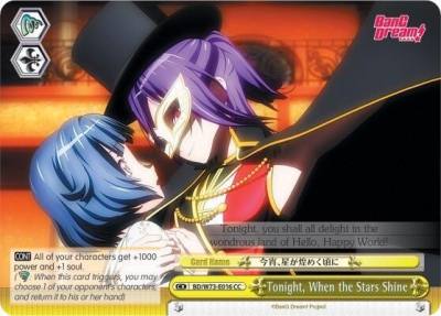 Tonight When the Stars Shine BD/W73-E016 CC BanG Dream! Vol.2 Card