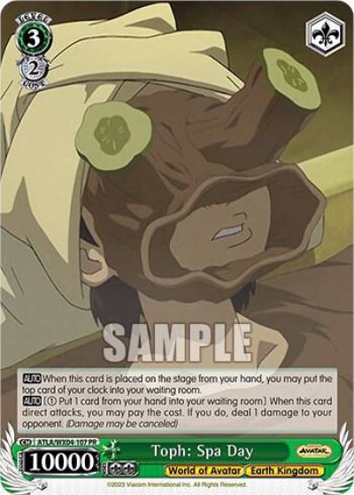 Toph Spa Day ATLA/WX04-107 PR Avatar: The Last Airbender Card