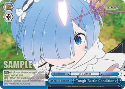 Tough Battle Conditions RRR RZ/S116-E099R Re:ZERO -Starting Life in Another World- Vol.3 Card