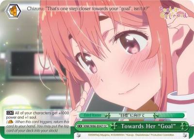 Towards Her Goal KNK/W86-E047 CC Rent-A-Girlfriend Card