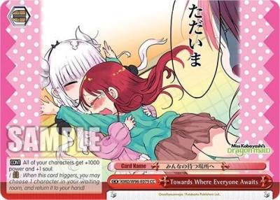 Towards Where Everyone Awaits KMD/W96-E075 CC Miss Kobayashi's Dragon Maid Card