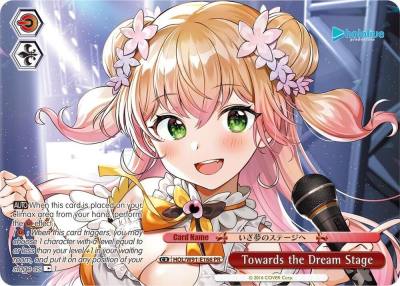 Towards the Dream Stage PR HOL/W91-E166 PR hololive production Card