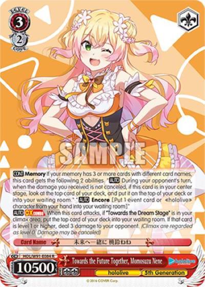 Towards the Future Together Momosuzu Nene HOL/W91-E084 R hololive production Card
