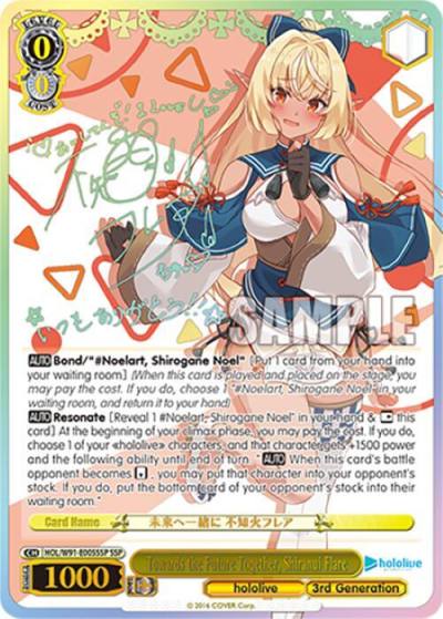 Towards the Future Together Shiranui Flare SSP HOL/W91-E005SSP SSP hololive production Card