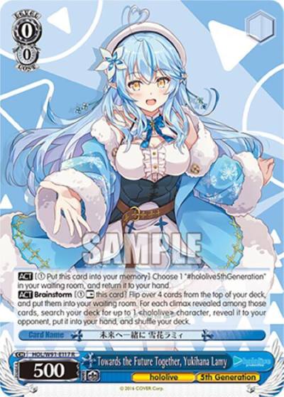 Towards the Future Together Yukihana Lamy HOL/W91-E117 R hololive production Card