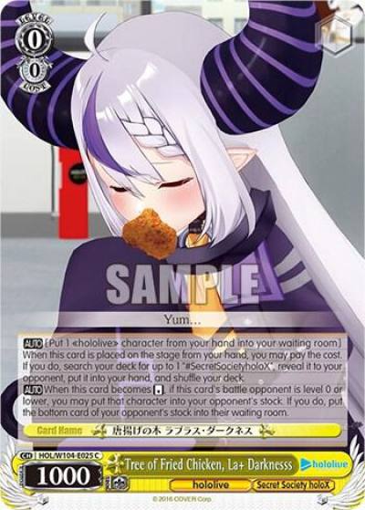 Tree of Fried Chicken Laplus Darknesss HOL/W104-E025 C hololive production Vol.2 Card