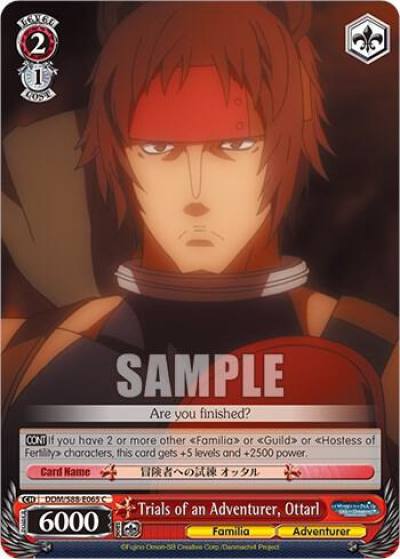Trials of an Adventurer Ottarl DDM/S88-E065 C Is it Wrong to Try to Pick Up Girls in a Dungeon? Card