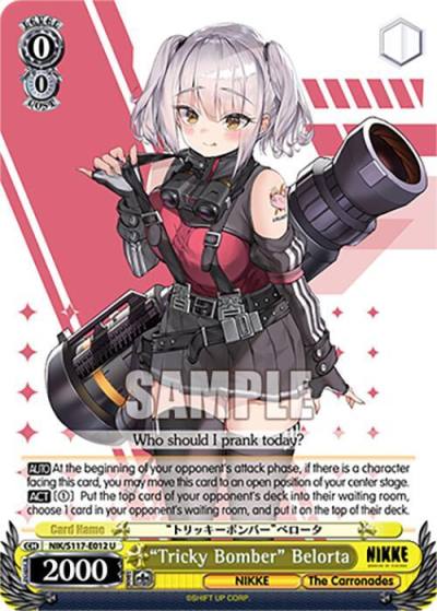 Tricky Bomber Belorta NIK/S117-E012 U GODDESS OF VICTORY: NIKKE Card