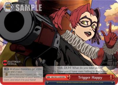 Trigger Happy RRR BNJ/SX01-059R RRR Batman Ninja Card
