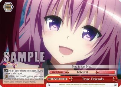 True Friends TL/W37-E085 CC To Loveru Darkness 2nd Card