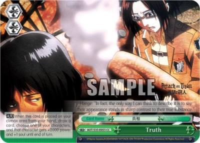 Truth AOT/S35-E055 CC Attack on Titan Card