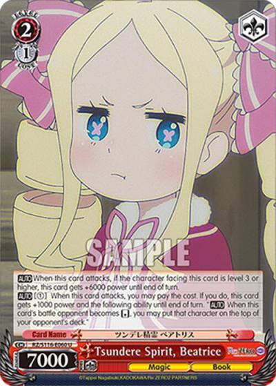 Tsundere Spirit Beatrice RZ/S116-E060 Re:ZERO -Starting Life in Another World- Vol.3 Card