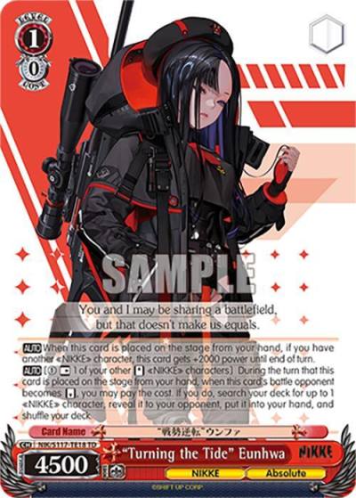 Turning the Tide Eunhwa NIK/S117-TE18 TD GODDESS OF VICTORY: NIKKE Card