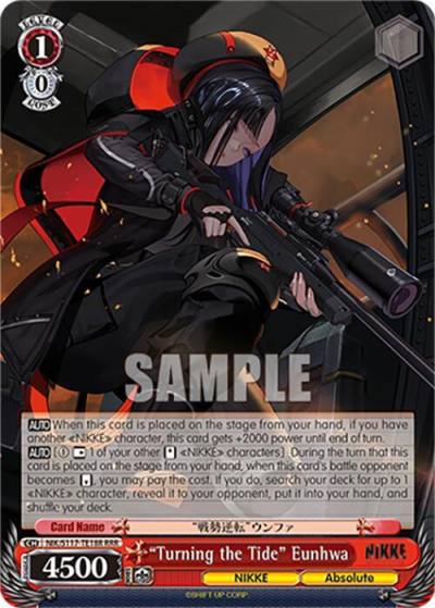 Turning the Tide Eunhwa RRR NIK/S117-TE18R RRR GODDESS OF VICTORY: NIKKE Card