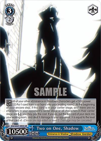 Two on One Shadow SR EIS/SX07-093S The Eminence in Shadow Card