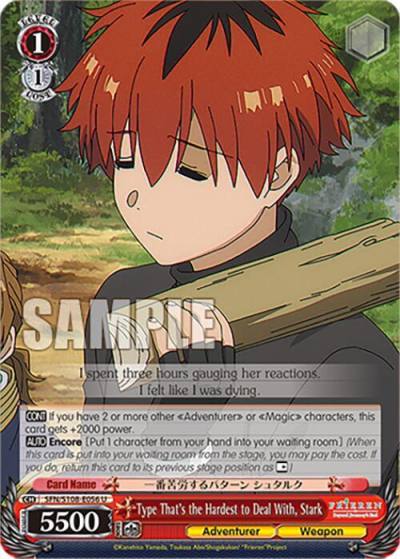 Type Thats the Hardest to Deal With Stark SFN/S108-E056 U Frieren: Beyond Journey’s End Card