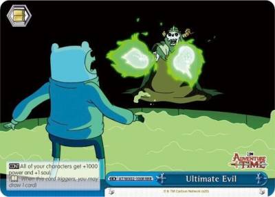 Ultimate Evil RRR AT/WX02-100R RRR Adventure Time Card