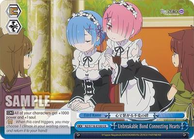 Unbreakable Bond Connecting Hearts RZ/S116-E100 Re:ZERO -Starting Life in Another World- Vol.3 Card