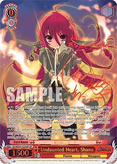 Undaunted Heart Shana SP SS/WE41-E25SP SP Shakugan no Shana Premium Booster Card