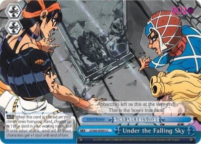 Under the Falling Sky JJ/S66-E099 CC JoJo's Bizarre Adventure: Golden Wind Card