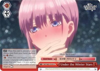 Under the Winter Stars 5HY/W83-E103 CC The Quintessential Quintuplets Card