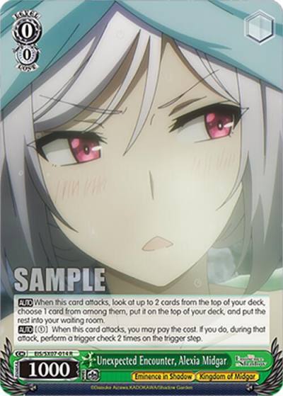 Unexpected Encounter Alexia Midgar EIS/SX07-014 The Eminence in Shadow Card