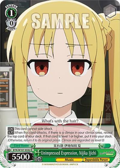 Unimpressed Expression Nijika Ijichi BTR/W107-E042 R BOCCHI THE ROCK! Card
