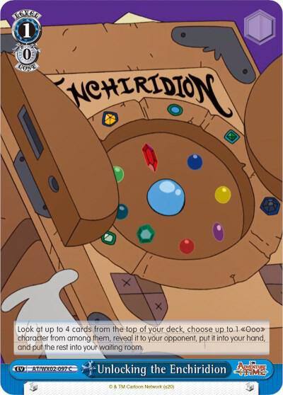 Unlocking the Enchiridion AT/WX02-097 C Adventure Time Card