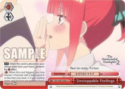 Unstoppable Feelings 5HY/W90-E080 CC The Quintessential Quintuplets 2 Card