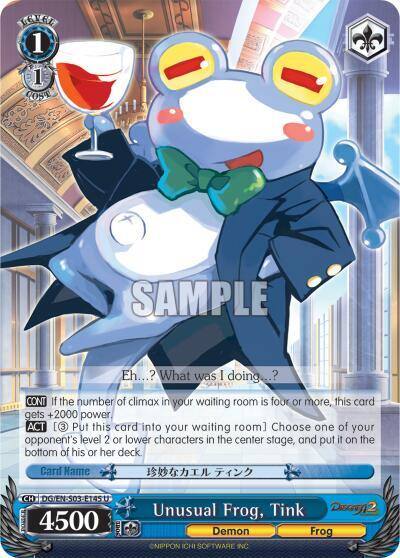 Unusual Frog Tink DG/EN-S03-E145 U Disgaea Card