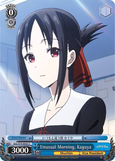 Unusual Morning Kaguya KGL/S79-E092 C Kaguya-sama: Love is War Card