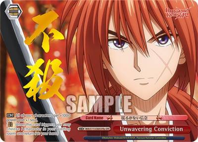 Unwavering Conviction A OFR RKN/S115-E069OFRa OFR Rurouni Kenshin Card