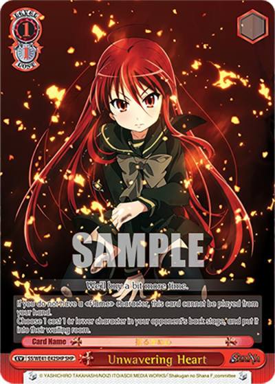 Unwavering Heart SHP SS/WE41-E42SHP SHP Shakugan no Shana Premium Booster Card